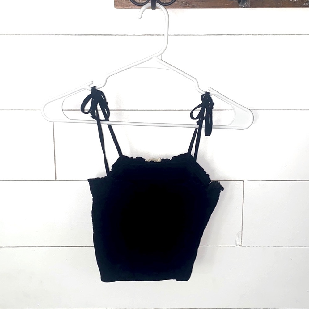 Adjustable-Strap Crop Top